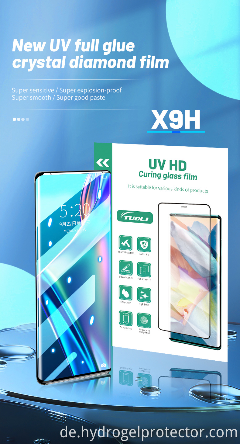 Tuoli X9h Uv Hd Curing Protector Film 1